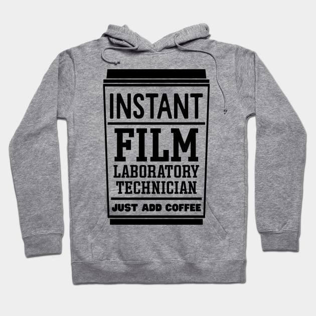 Instant film laboratory technician, just add coffee Hoodie by colorsplash